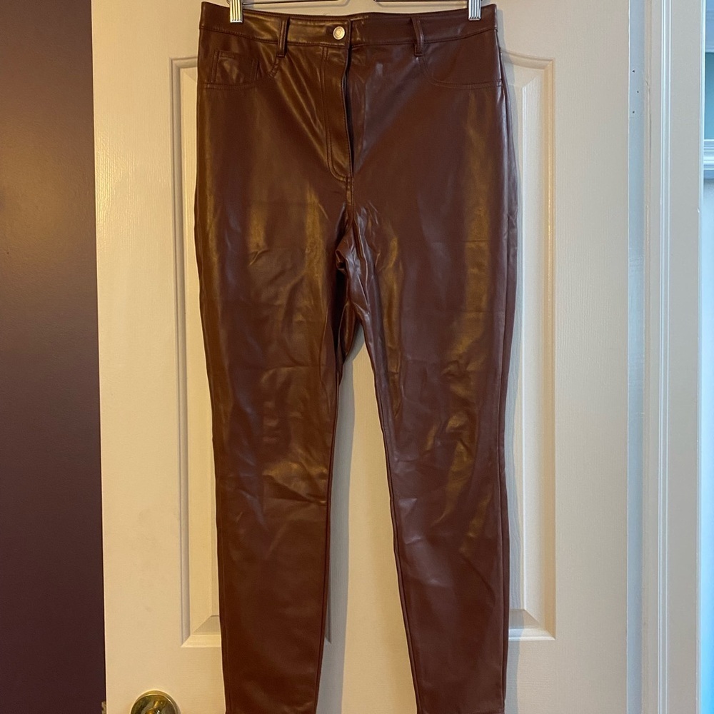 Wilfred free high waisted leather pants